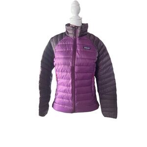 Patagonia Women's Night Plum Full Zip Insulated Puffer Down Sweater Size XS NWT